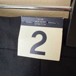 Gap NWT Slim Ankle Pants Womens 2 Black Dressy Stretch Office Work Mid Rise Photo 2