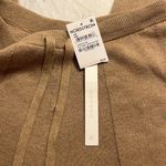 Nordstrom NWT Nordstorm Cotton Blend Sweater Joggers In Tan Camel Dark Heather Caslon XS Photo 5