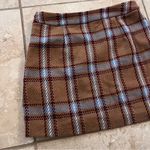 Forever 21 Plaid Brown Mini Skirt Photo 5