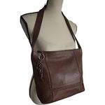 The Sak De Young Pebbled Leather Dangle Charms Shoulder Handbag. Photo 6