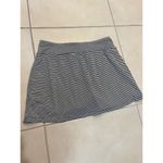 Title Nine Tennis skirt golf skirt gray‎ stripes medium  Photo 3