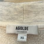 AGOLDE Shaw V-Neck Vest Oversized In Oatmeal Size XS Photo 4