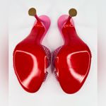 Christian Louboutin Mariza Is Back Strass 85 Crystal Metallic Mules EU 37.5 Photo 12