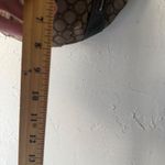 Nine West Vintage Y2k Monogram Hobo Bag Brown Canvas Leather Trim Shoulder Bag Photo 7