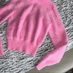 Alexander Wang  Prism Pink Fuzzy Faux Fur Turtleneck Sweater Photo 7