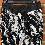 Helmut Lang  Pants sz P Black and White abstract print pants Photo 8