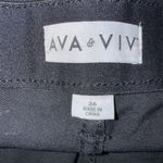 Ava & Viv Women's BUNDLE Mid-Rise Skinny Jeans Black Size 26 and Wide Leg Pants Photo 6