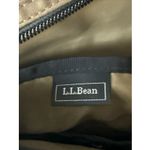 LLBean Travel Tote Bag ZipTop Thick Polyester Rugged Outdoor Tote Luggage Slip Brown Photo 6