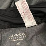 Isabel Maternity  By Ingrid & Isabel Gray Black Medium cropped athletic leggings Photo 3