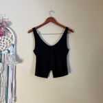 Reformation Cambrie Knit Top Black Red Size Small Photo 4