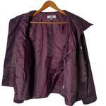 Simonton Says Purple Gold Metallic Button Front Blazer Jacket Size L Statement Size L Photo 1
