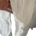 Ellen Tracy  Size Medium Linen‎ White Flowy Lightweight Straight Leg Pants Photo 4