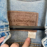 Liz Claiborne Vintage  Light Wash Blue Jean Denim Jacket Size Small Photo 3