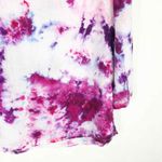 Joie  Small Top Handmade Tie Dye Passion Fruit‎ Pink Purple White Linen 1531 Photo 9