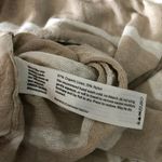 Eileen Fisher Womens Sweater Linen Blend Thin Knit Sheer Striped Beige White L Photo 3