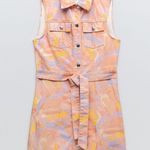 ZARA ✨ PRINTED DENIM DRESS✨ Photo 3