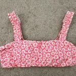 Raisin's NEW  Pink Daisy Swim Top M $46 MSRP Photo 0