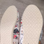 Toms  Belmont Light Grey Holiday Cats Slip On Shoes Size 8 Photo 7