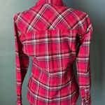 Carhartt  Red Pink Multi Plaid Flannel Long Sleeve soft warm Top Small shirt Photo 2