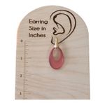 Laundry by Shelli Segal NWT Boho Beachy Vibe Gold Pink Coral Drop Earrings Photo 7