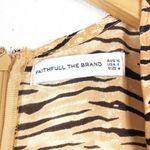 Faithfull the Brand Marie Louise Midi Dress Medium Wyldie Tiger Animal Print Photo 5