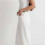 Madewell The Perfect Vintage Wide-Leg Crop Jean in Tile White Size 31 Photo 1