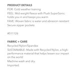 Athleta Size Small Peak Hybrid Fleece Tight in Black Photo 10