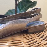 Franco Sarto brushed copper metallic slingbacks Photo 4