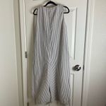 ZARA trf Woman’s Striped Sleeveless Jumpsuit with pockets size large Photo 9