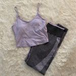 PINK - Victoria's Secret Victorias Secret Pink Crop Tank Top Lilac Purple Small Photo 3
