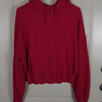 Outdoor Voices  Women's Hoodie Full Zip Pink Size M Photo 0
