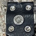 Leatherock Western Belt Rhinestone Buckle Studded Black Silver 41"(total length) Photo 2