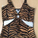 Divided New H&M Animal Print Cut Out Dress Size 0 Photo 1