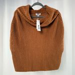 525 America NWT 525 Cate Sleeveless Turtleneck Sleeveless Sweater in Toasted Almond Medium Photo 1