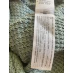 Hollister  Women’s Size Small Sweater Cropped Green Waffle Knit Photo 7