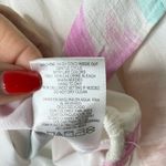 Gianni Bini  Brushstroke Off-Shoulder Ruffle Crop Top Puffy Sleeves‎ Size Medium Photo 7