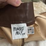 Princess Polly Vegan Leather Pants Brown Photo 4