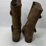 Maurice's  Tan Ankle Boots with Buckle Accents Photo 3