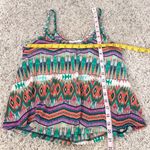 Lush Clothing Lush boho Aztec relaxed fit scoop neck tank top Photo 3
