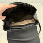 Imoshion New Small Black Vegan Leather Backpack Photo 5