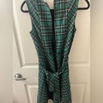 Draper James Green Plaid Dress Photo 3