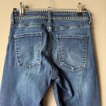 ZARA BASIC Z1975 DENIM Studded Blue Skinny Jeans Women Size 02 Photo 6