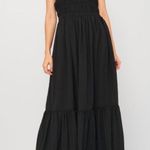 ZARA NWT TEXTURED DRESS TIE STRAP MIDI MAXI BLACK 7200/118 XS BLOGGERS F… Photo 3