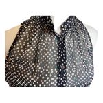 Zoa Womens Anthropologie  Polka Dot Sleeveless Semi-Sheer Top - Sz S Photo 1