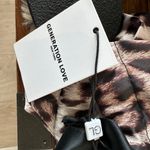 Generation Love  Leopard Slippers MEDIUM Slides Open Toe Faux Fur Comfort $85 NEW Photo 5