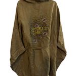 FLEETWOOD MAC Custom Linen Lace Up Dolman Hooded Tunic Size S New with Tag OOAK Green Photo 7