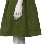 EUC Francis Valentine Women’s Green Wool Pleated Skirt Size Large Photo 1