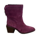 Vince Camuto  Water-Repellent Suede Mid-Shaft Boots Kortimy Burgundy Size 9 NIB Photo 1