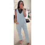 Free People We The Free High Roller Jumpsuit in Wash Whimsy Size X-Small Photo 1