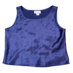 Rialto  COLLECTION By Joy Perreras Deep Navy Camisole size M Photo 0